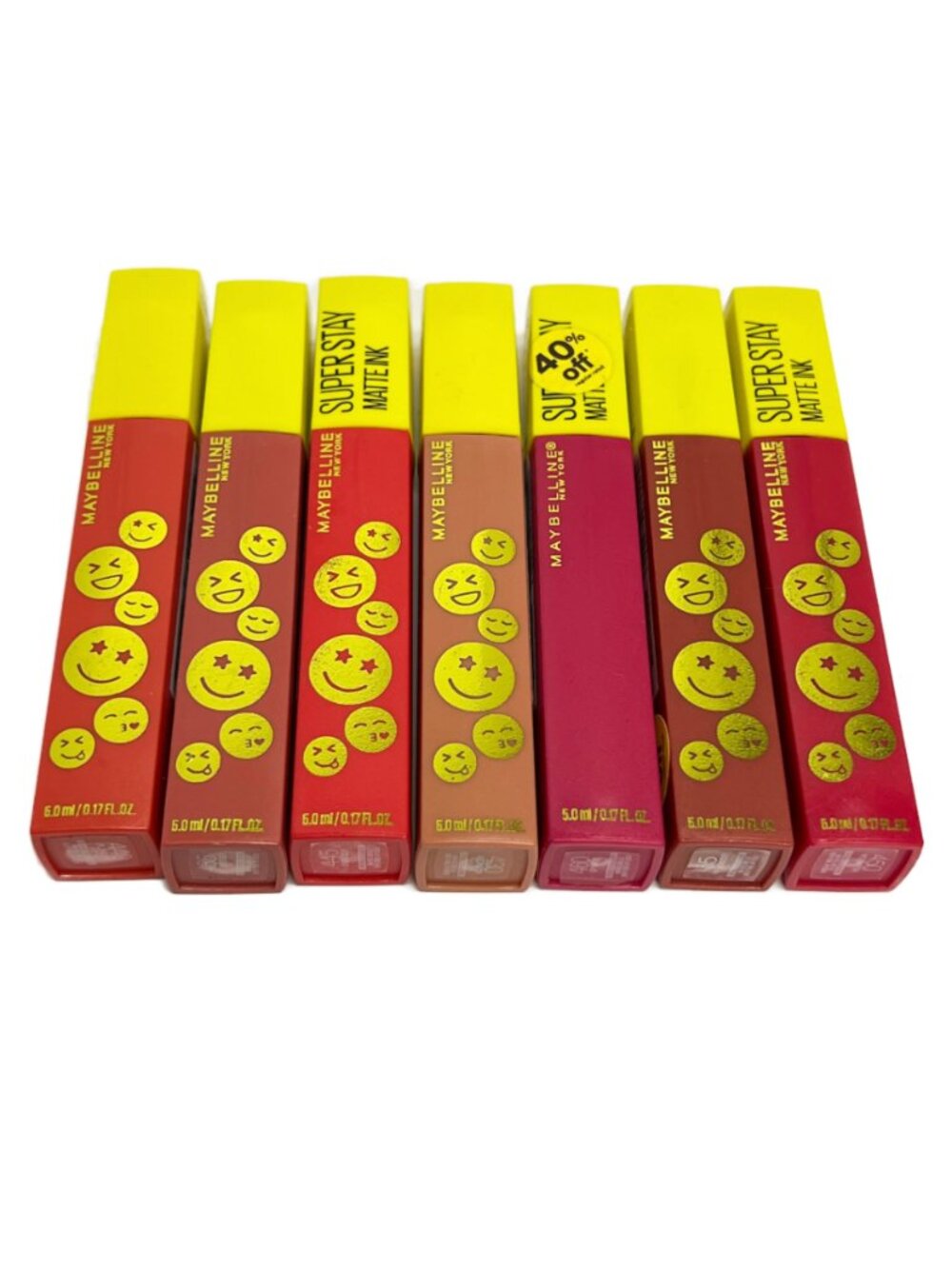 7 Maybelline SuperStay Matte Ink Liquid Lipstick LOT OF 7 NEW